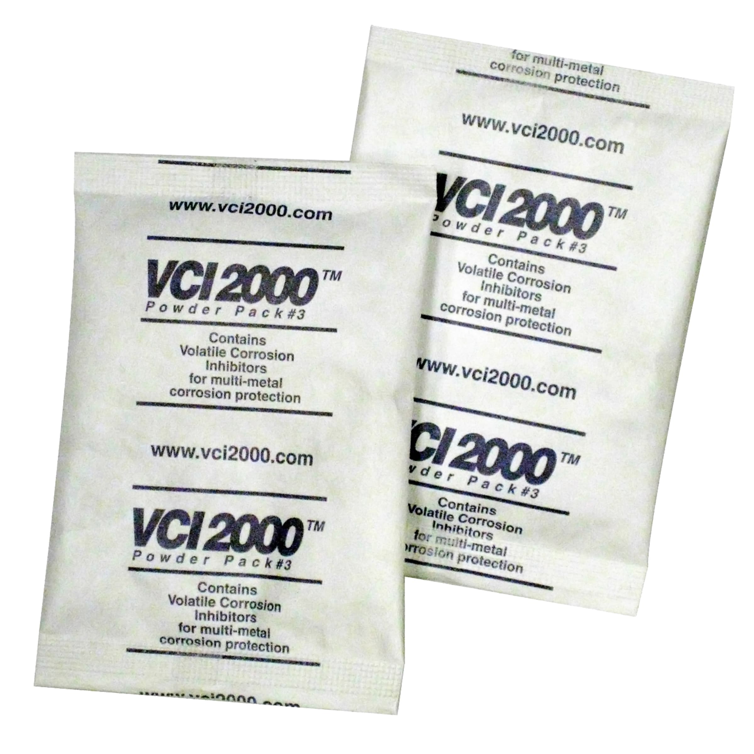 VCI Emitter — corrosion-inhibitor sachet that protects metal parts inside enclosed spaces