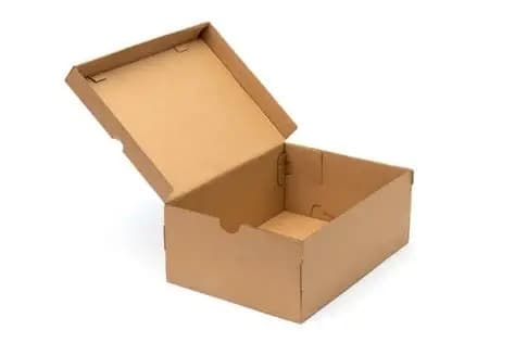 Self Lock Box — die-cut corrugated box with a tuck-and-lock base that assembles without tape